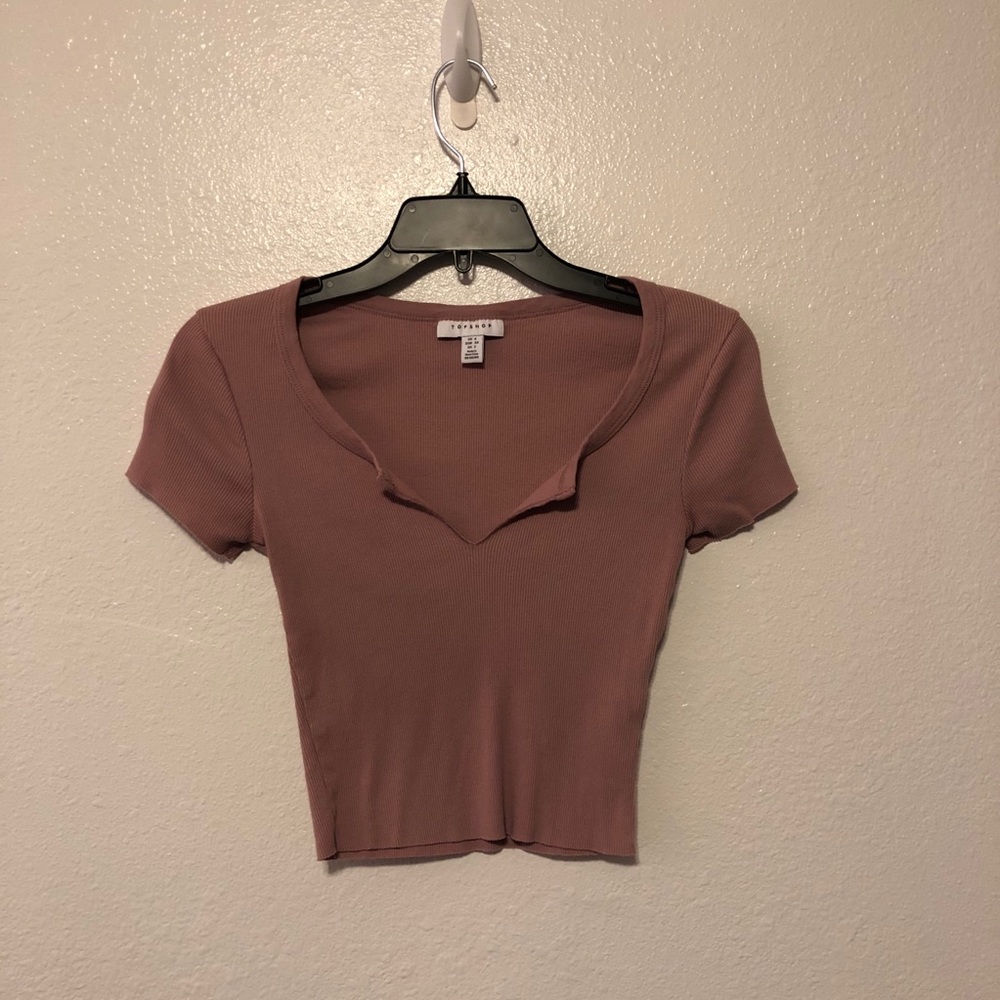 Ribbed topshop tee
